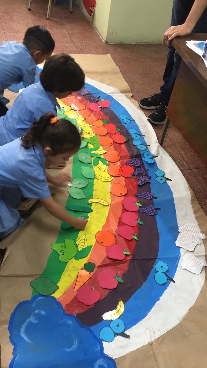Trabajo en preescolar con distintos temas utilizando actividades lúdicas.